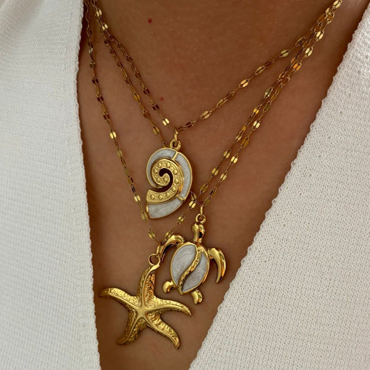 Beach Starfish Necklaces