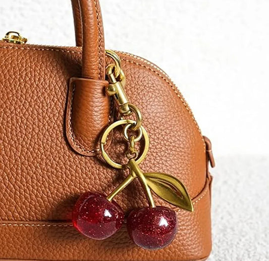 Cherry bag charm
