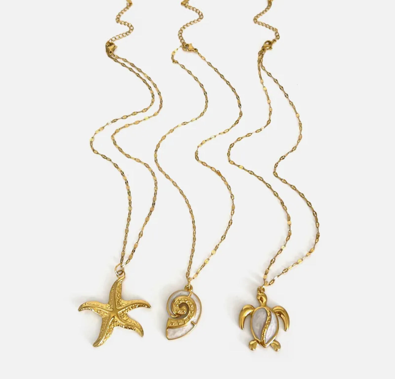 Beach Starfish Necklaces