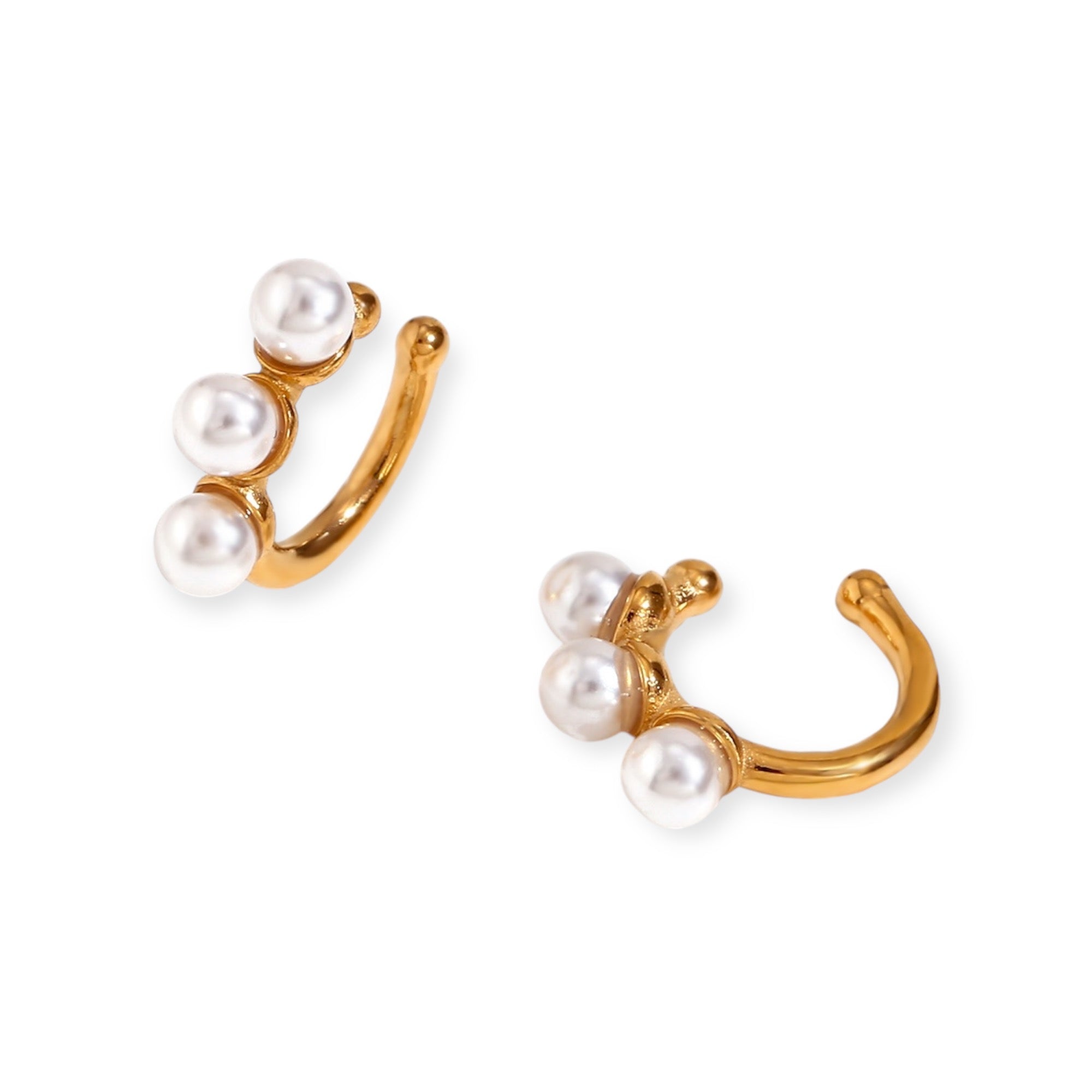 Tres perlas Ear Cuff